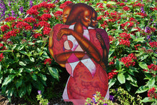 Load image into Gallery viewer, SISTER'S JOURNEY GARDEN ART - The Art of Poncho