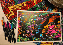 Load image into Gallery viewer, COLORING OUTSIDE THE LINES - The Art of Poncho