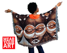 Load image into Gallery viewer, ANCESTRAL SPIRITS #3 PONCHO - The Art of Poncho