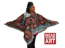 Load image into Gallery viewer, BROWN EYED BEAUTY PONCHO - The Art of Poncho