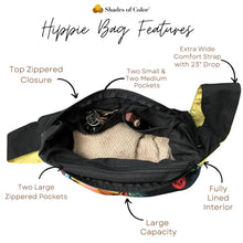 Load image into Gallery viewer, HER RAINBOW HALO II HIPPIE BAG - The Art of Poncho