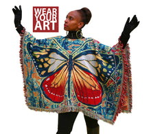 Load image into Gallery viewer, THE BUTTERFLY SERIES #1 PONCHO - The Art of Poncho