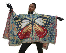 Load image into Gallery viewer, THE BUTTERFLY SERIES #1 PONCHO - The Art of Poncho