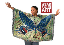 Load image into Gallery viewer, THE BUTTERFLY SERIES #3 PONCHO - The Art of Poncho