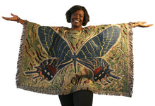 Load image into Gallery viewer, THE BUTTERFLY SERIES #3 PONCHO - The Art of Poncho