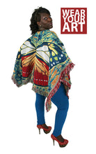 Load image into Gallery viewer, THE BUTTERFLY SERIES #1 PONCHO - The Art of Poncho