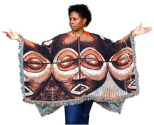 Load image into Gallery viewer, ANCESTRAL SPIRITS #3 PONCHO - The Art of Poncho