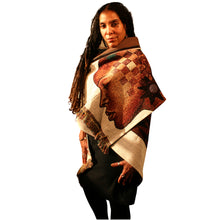 Load image into Gallery viewer, FAITH TOTEM SHAWL - The Art of Poncho
