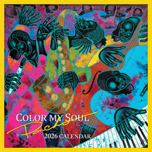 Load image into Gallery viewer, COLOR MY SOUL 2026 CALENDAR - The Art of Poncho

