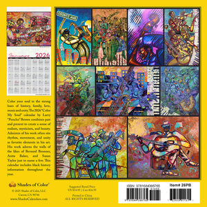 COLOR MY SOUL 2026 CALENDAR - The Art of Poncho