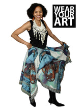 Load image into Gallery viewer, NO TIME FOR TEARS PONCHO - The Art of Poncho
