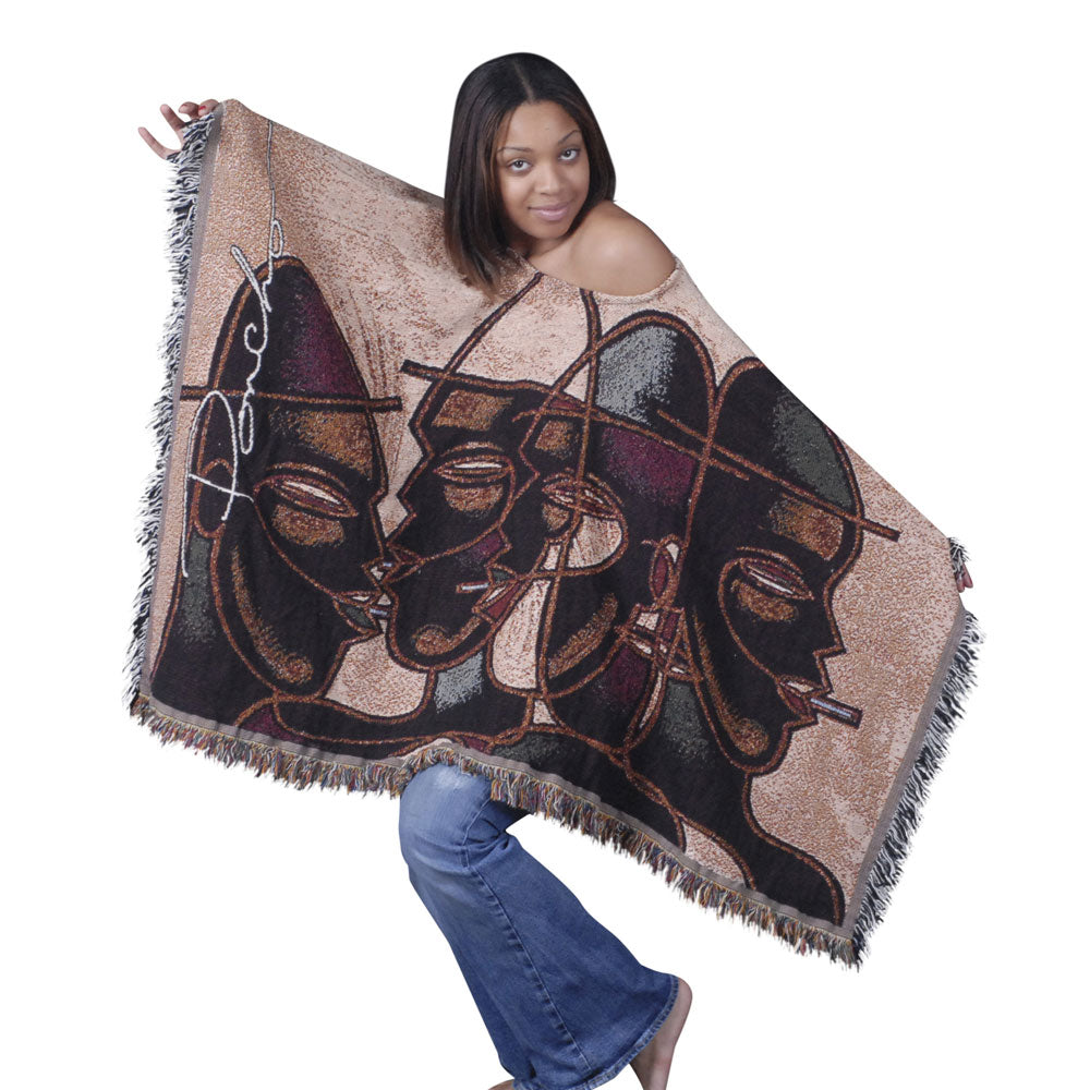 HATS & CIGARETTES PONCHO - The Art of Poncho