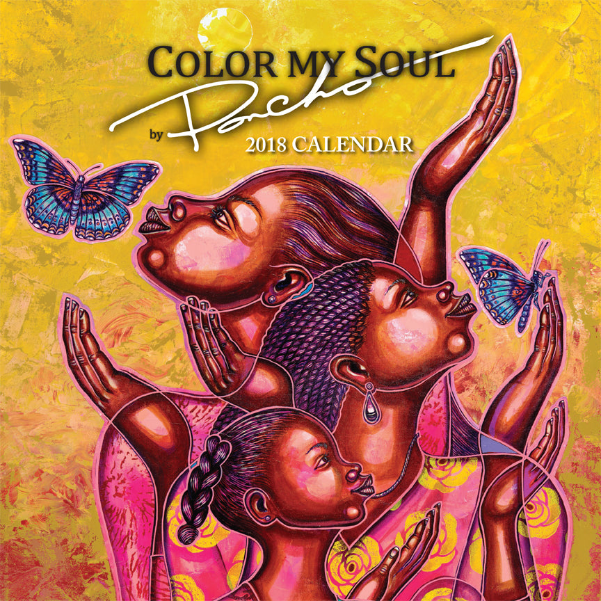 COLOR MY SOUL 2018 CALENDAR - The Art of Poncho