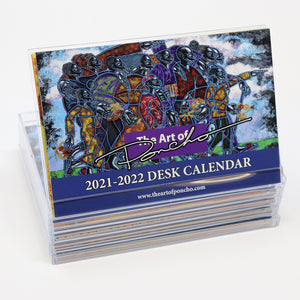 THE ART OF PONCHO DESK CALENDAR - The Art of Poncho