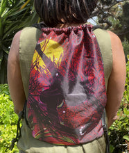 Load image into Gallery viewer, PRAISING MY ROOTS DRAWSTRING BACKPACK - The Art of Poncho
