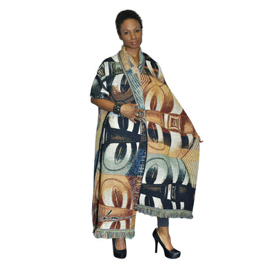 ANCESTRAL SPIRITS SHAWL - The Art of Poncho