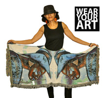 Load image into Gallery viewer, NO TIME FOR TEARS PONCHO - The Art of Poncho
