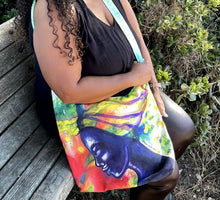 Load image into Gallery viewer, HER RAINBOW HALO II HIPPIE BAG - The Art of Poncho
