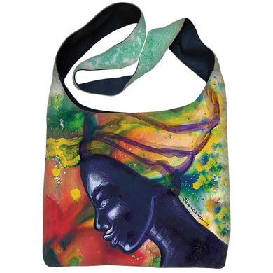 HER RAINBOW HALO II HIPPIE BAG - The Art of Poncho