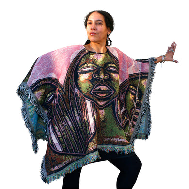 BRIGHTER SIDE OF ME PONCHO - The Art of Poncho