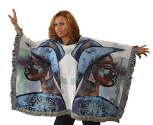 Load image into Gallery viewer, NO TIME FOR TEARS PONCHO - The Art of Poncho
