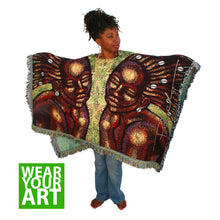 Load image into Gallery viewer, WAIT 4 LUV PONCHO - The Art of Poncho
