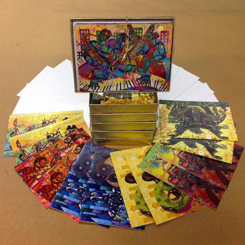 RAISING THE ARTS NOTECARDS - The Art of Poncho